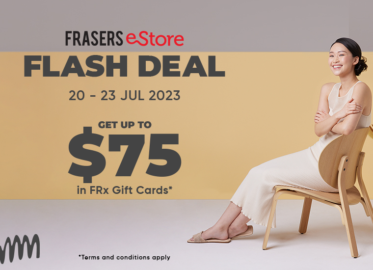 Feel-Good Rewards: Get up to $75 on Frasers eStore!